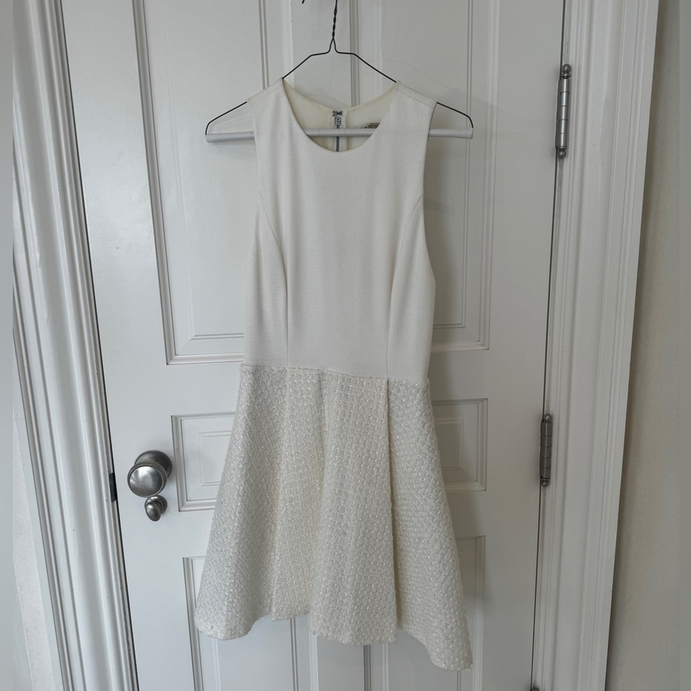Alice and olivia white dress